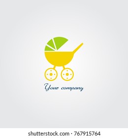 Baby stroller logo