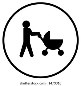baby stroller symbol
