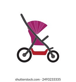 baby stroller vector illustration symbol design