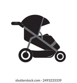 baby stroller vector illustration symbol design