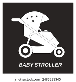 baby stroller vector illustration symbol design