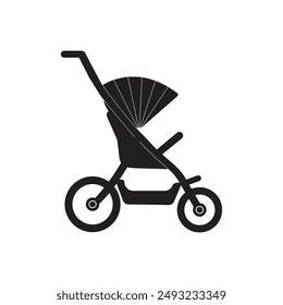 baby stroller vector illustration symbol design