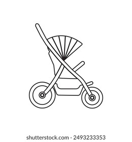 baby stroller vector illustration symbol design