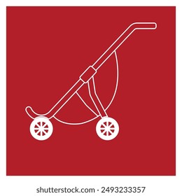 baby stroller vector illustration symbol design