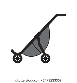 baby stroller vector illustration symbol design