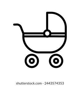 Baby strollers - vector illustration	