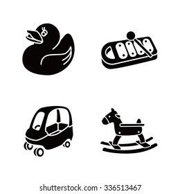 Baby stuff vector icons