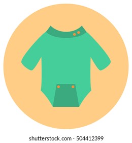 Baby suit icon in trendy flat style isolated on grey background. Baby symbol for your design, logo, UI. Vector illustration, EPS10.