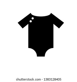Baby Suit Simple Icon Vector