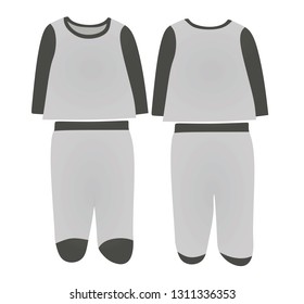 Baby suit. vector illustration