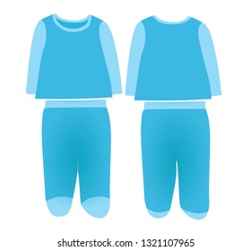 Baby suit. vector illustration