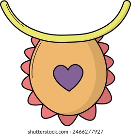 Baby Supplies Element in Flat Design. Isolated on a White Background. Vector Illustration.