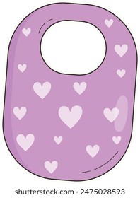 Baby Supplies Icon with Trendy Cartoon Style. Isolated Vector Illustration.