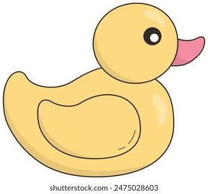 Baby Supplies Icon with Trendy Cartoon Style. Isolated Vector Illustration.