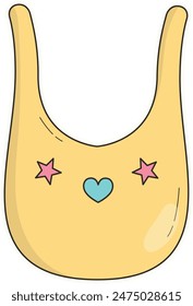 Baby Supplies Icon with Trendy Cartoon Style. Isolated Vector Illustration.