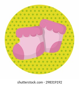 Baby supplies slippers theme elements