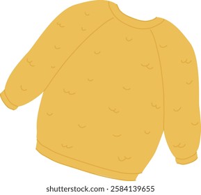 Baby Sweater Outfit Vector Illustration