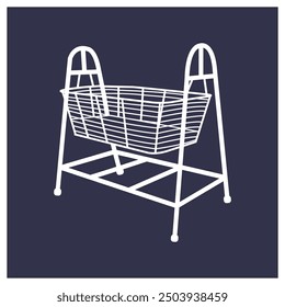 baby swing icon vector illustration symbol design