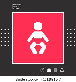 Baby symbol icon
