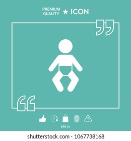 Baby symbol icon