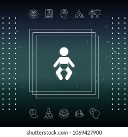 Baby symbol icon