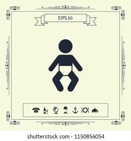 Baby symbol icon