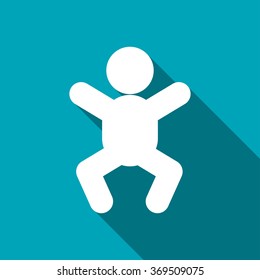 baby symbol, vector icon