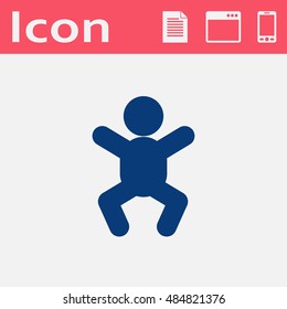 baby symbol, vector icon