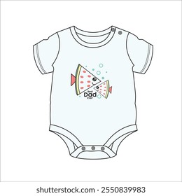VECTOR DE DISEÑO DE CAMISETA DE BEBÉ
