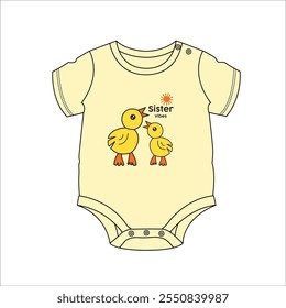 BABY T SHIRT DESIGN VECTOR