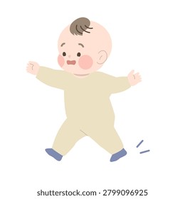 Baby Taking First Steps |b002