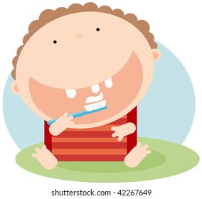 baby teeth brushing tooth boy little baby and toothbrush baby teeth brushing tooth boy little medicine kid face child smile protection healthy sanitation tiny clean youth son care personality molar or