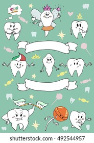 baby teeth and candy