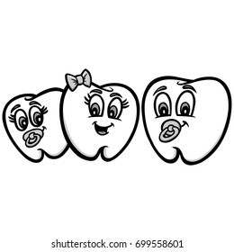 Baby Teeth Illustration