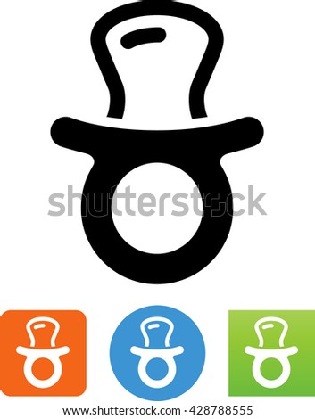 Baby teething icon