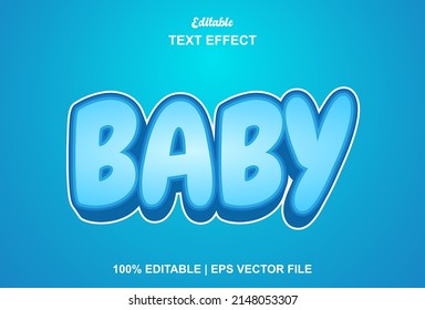 Baby Text Effect And Editable.