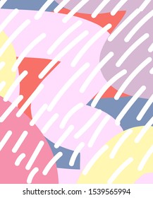 Baby texture patterns for textiles, fabric, packaging. Modern and original textiles, wrapping paper, the design of the walls. Abstract fun color cartoon texture pattern for Doodle geometric background