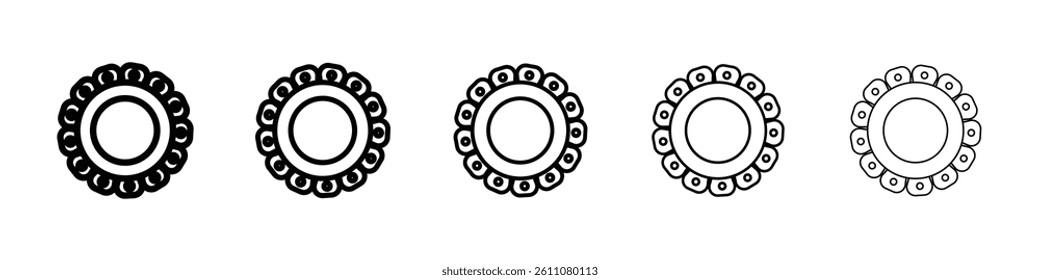baby theether icon Symbol mark in Outline style