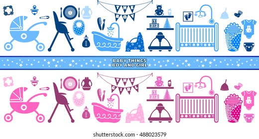baby things in room