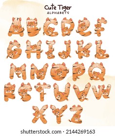 Baby Tiger Decorative Letters for Decoration