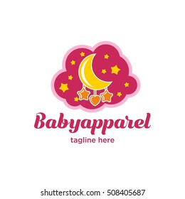 Baby, toddler, kid apparel and accessories logo for your adorable baby.