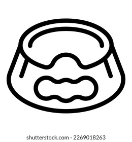 Baby toilet icon outline vector. Preschool genius. Child education