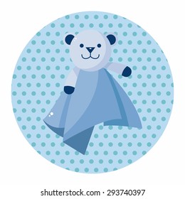 Baby towl theme elements