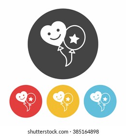 baby toy balloon icon
