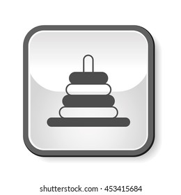 baby toy bricks icon