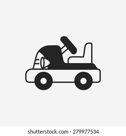 baby toy car icon