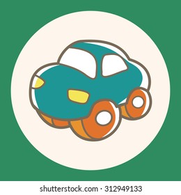 baby toy car theme elements