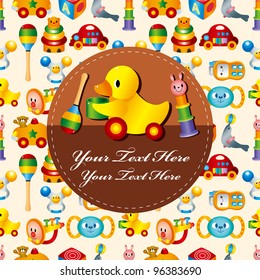 baby toy card