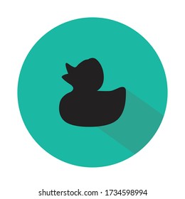 Baby toy duck icon eps 10