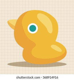 baby toy duck theme elements